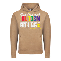 Vintage Coffee god created autism normal was too boring Vintage Hoodie - linhVisuals