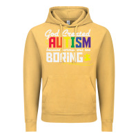 Vintage Mustard god created autism normal was too boring Vintage Hoodie - linhVisuals