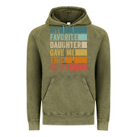 Vintage Olive my favorite daughter gave me this shirt father's day pullover hoodie Vintage Hoodie - linhVisuals