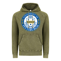 Vintage Olive university of pittsburgh Vintage Hoodie - linhVisuals