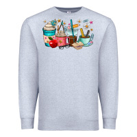 Heather Grey teacher coffee cups Premium Sweatshirt - RanaPortraitStore