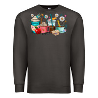 Smoke teacher coffee cups Premium Sweatshirt - RanaPortraitStore