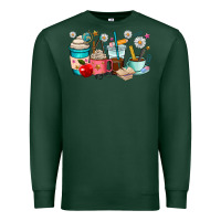 Sports Green teacher coffee cups Premium Sweatshirt - RanaPortraitStore