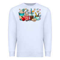 White teacher coffee cups Premium Sweatshirt - RanaPortraitStore