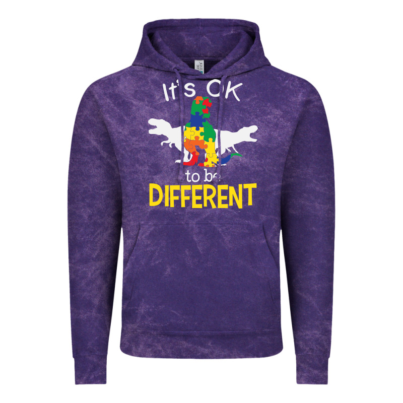 It’s Ok To Be Different Autism Dinosaur Vintage Hoodie by linhVisuals | Teevron