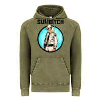Vintage Olive sumbitch Vintage Hoodie - linhVisuals
