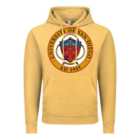 Vintage Mustard university of san diego Vintage Hoodie - linhVisuals