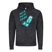 Vintage Black puff puff pass inhaler Vintage Hoodie - linhVisuals
