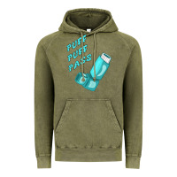 Vintage Olive puff puff pass inhaler Vintage Hoodie - linhVisuals