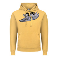 Vintage Mustard newastro boy and uran Vintage Hoodie - linhVisuals