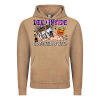 Vintage Coffee Dead Inside Caffeinated Vintage Hoodie - CowhideDigitalArt