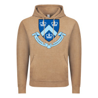 Vintage Coffee columbia university shield Vintage Hoodie - linhVisuals