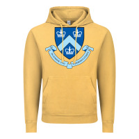 Vintage Mustard columbia university shield Vintage Hoodie - linhVisuals