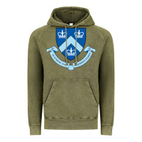 Vintage Olive columbia university shield Vintage Hoodie - linhVisuals
