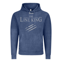 Vintage Denim funny drugs the line king design Vintage Hoodie - linhVisuals