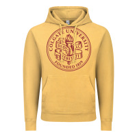 Vintage Mustard colgate university seal Vintage Hoodie - linhVisuals