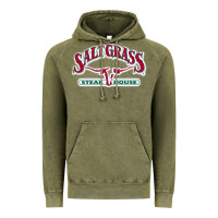 Vintage Olive Saltgrass Steakhouse Vintage Hoodie - linhVisuals