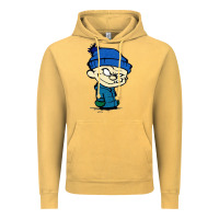 Vintage Mustard calvin Vintage Hoodie - linhVisuals