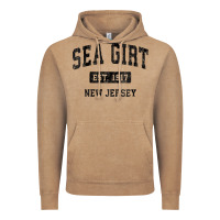 Vintage Coffee womens sea girt new jersey nj vintage sports design black design v nec Vintage Hoodie - linhVisuals