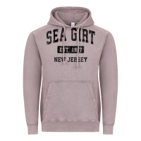 Vintage Zinc womens sea girt new jersey nj vintage sports design black design v nec Vintage Hoodie - linhVisuals