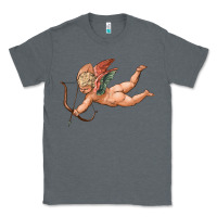Charcoal Heather cupid olivia Classic Tee - OliviaCreatesArt