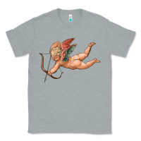 Heather Grey cupid olivia Classic Tee - OliviaCreatesArt