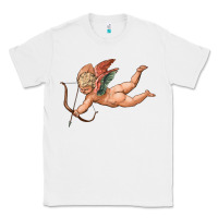 White cupid olivia Classic Tee - OliviaCreatesArt