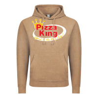 Vintage Coffee pizza king cowboy Vintage Hoodie - linhVisuals