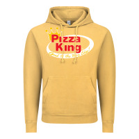 Vintage Mustard pizza king cowboy Vintage Hoodie - linhVisuals