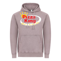 Vintage Zinc pizza king cowboy Vintage Hoodie - linhVisuals