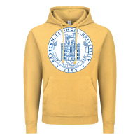 Vintage Mustard eastern illinois university seal Vintage Hoodie - linhVisuals