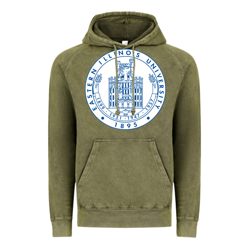 Eastern Illinois University Seal Vintage Hoodie by linhVisuals | Teevron