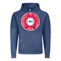 Vintage Denim university of mississippi seal Vintage Hoodie - linhVisuals