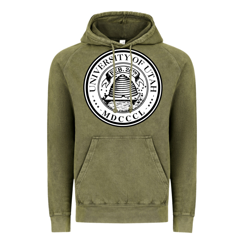 University Of Utah Seal Vintage Hoodie by linhVisuals | Teevron