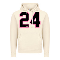 Vintage Artic number 24 sports jersey athlete fan pink black lucky number t shirt Vintage Hoodie - linhVisuals