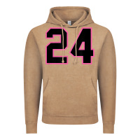 Number 24 Sports Jersey Athlete Fan Pink Black Lucky Number T Shirt Vintage Hoodie | Teevron