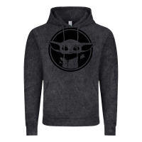 Vintage Black newbaby yoda 01 Vintage Hoodie - linhVisuals