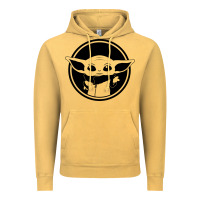 Vintage Mustard newbaby yoda 01 Vintage Hoodie - linhVisuals