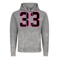 Cloud Rock number 33 sports jersey athlete fan pink black lucky number t shirt Vintage Hoodie - linhVisuals