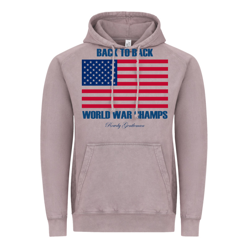 Newback To Back World War Champs Back Vintage Hoodie by linhVisuals | Teevron
