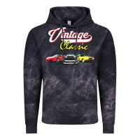 Cloud Black vintage classic oldies cars Vintage Hoodie - linhVisuals