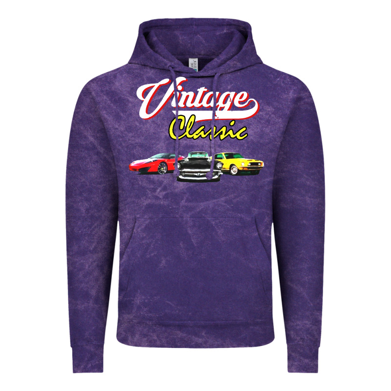 Vintage Classic Oldies Cars Vintage Hoodie by linhVisuals | Teevron