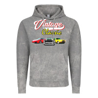 Cloud Rock vintage classic oldies cars Vintage Hoodie - linhVisuals