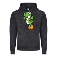 Vintage Black yoshi Vintage Hoodie - linhVisuals