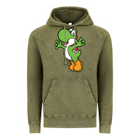 Vintage Olive yoshi Vintage Hoodie - linhVisuals