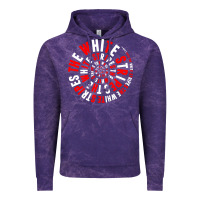 Cloud Purple White Stripes Vintage Hoodie - linhVisuals