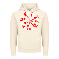 Vintage Artic White Stripes Vintage Hoodie - linhVisuals