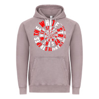 Vintage Zinc White Stripes Vintage Hoodie - linhVisuals