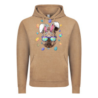 Vintage Coffee rhino easter bunny ears funny easter eggs hunting sweatshirt Vintage Hoodie - linhVisuals