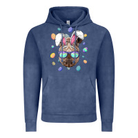 Vintage Denim rhino easter bunny ears funny easter eggs hunting sweatshirt Vintage Hoodie - linhVisuals